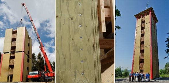 Devasa seyir kulesinin yapımında SPAX kullanıldı